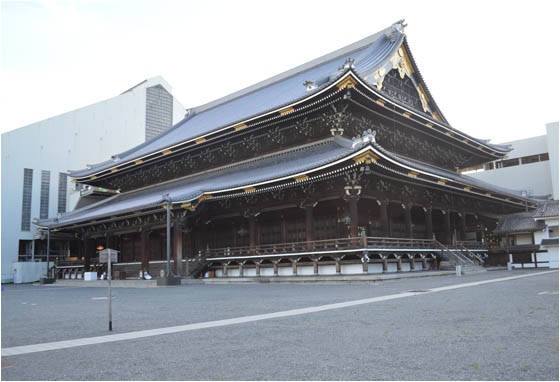 One of the thousands of shrines in Kyoto.